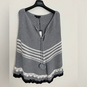Gorgeous Spring Lightweight Knit Cape.